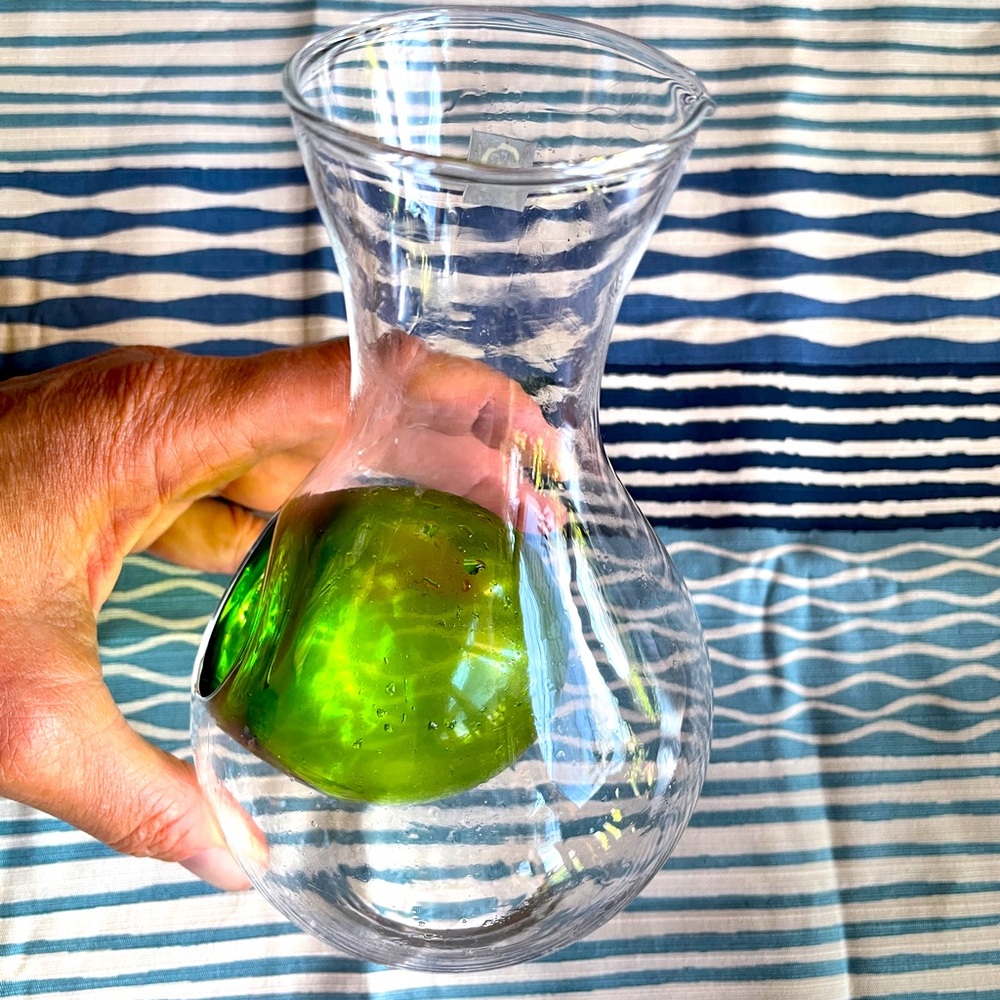 handmade sake decanter with warming vessel